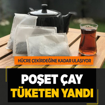 Poşet çay tüketenler yandı! Parçacıkları hücre çekirdeğine kadar ulaşıyor