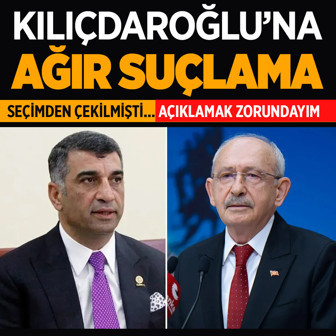 Seçimden çekilen isimden Kılıçdaroğlu'na ağır suçlama! Açıklamak zorundayım...