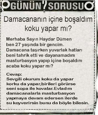 Haydar Dümen'e gelen ilginç sorular - Resim: 1