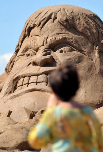 Kum Heykel festivaline ziyaretçi akını! - Resim: 1