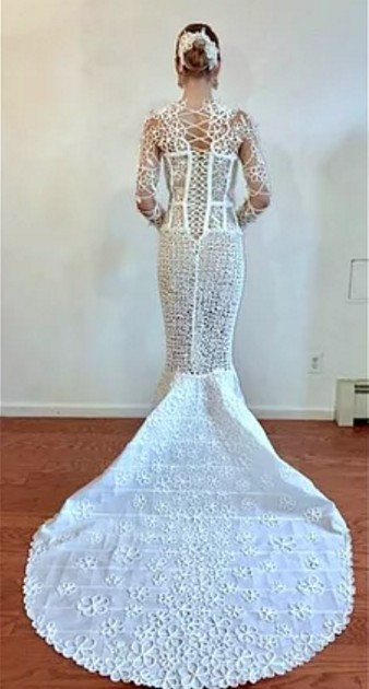 Gelinlikler artık tuvalet kağıdından! - Resim: 4