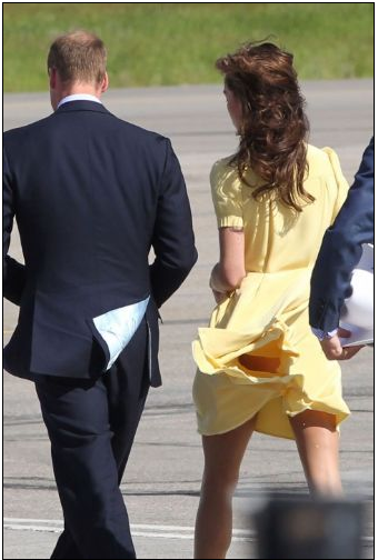 Prenses  rüzgarın azizliğine uğradı - Resim: 1