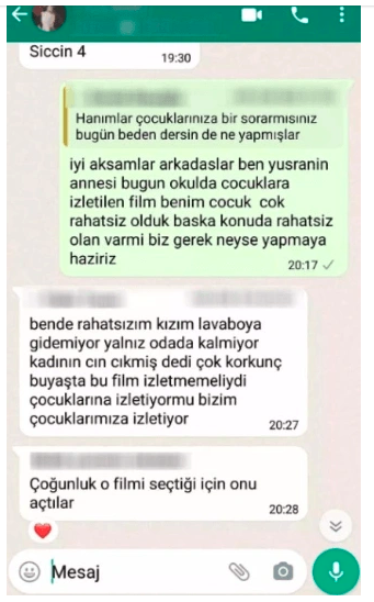 Öğretmenin 7. sınıf öğrencilerine izlettirdiği +18'lik film velileri ayağa kaldırdı - Resim: 1