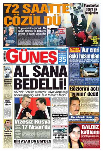 Tatlıses'i vuranlar manşetlerde! - Resim: 4