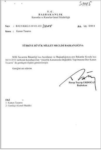 İşte Başbakan'ın imzası ile bedelli tasarısı - Resim: 2