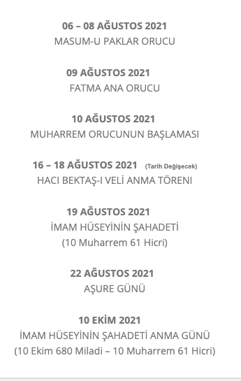 Aşure günü ne zaman başlar 2021 Safer ayı başlangıç tarihi - Resim: 0