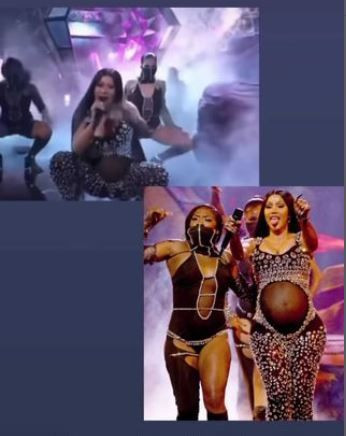 Skandallar kraliçesi Cardi B hamile! Göbeğiyle sahnede çıplak şov! - Resim: 4