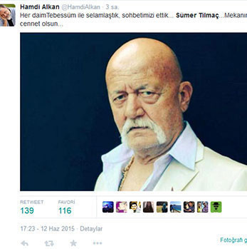 Ünlülerden Sümer Tilmaç'a veda - Resim: 4