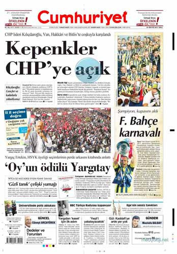 Günün en çarpıcı gazete manşetleri - Resim: 4