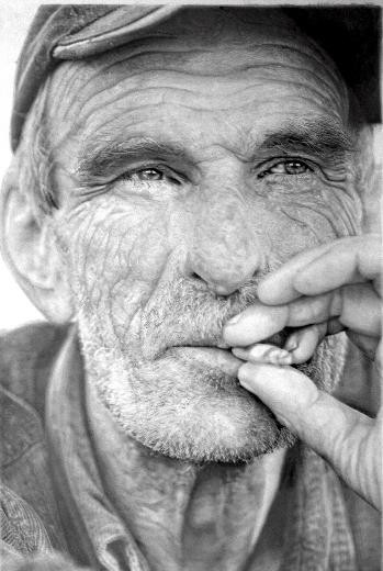 Fotoğraf değil karakalem tablo - Resim: 2