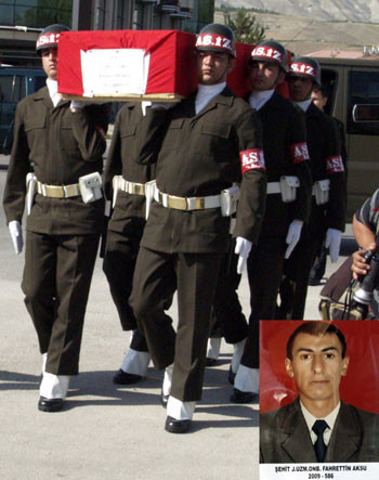 Şehit Uzman Fahrettin Aksu toprağa verildi - Resim: 1