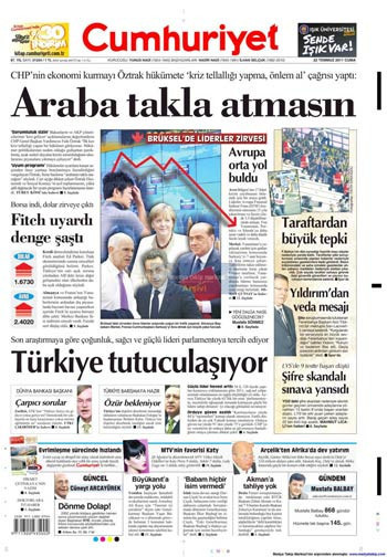 Gündemin en çarpıcı manşetleri - Resim: 1