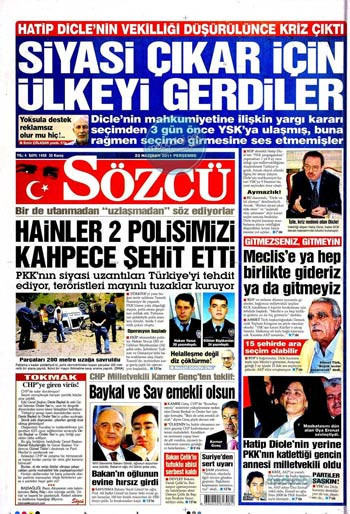 Günün en çarpıcı manşetleri - Resim: 2