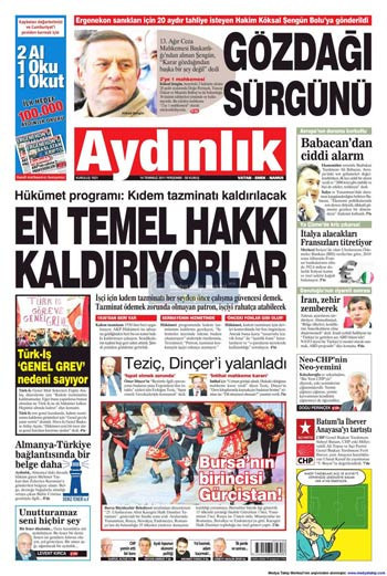 Gündemin en çarpıcı manşetleri - Resim: 3