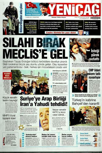 Günün en çarpıcı manşetleri - Resim: 2