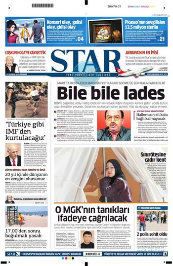 Günün en çarpıcı manşetleri - Resim: 3