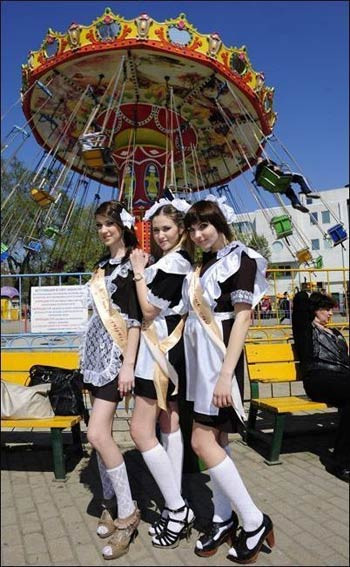 Rus kızların mezuniyet çılgınlığı - Resim: 4