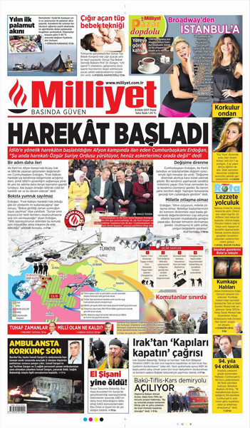 Gazete manşetleri Hürriyet - Fanatik - Sabah 8 Ekim 2017 - Resim: 4