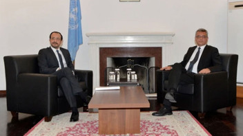 KKTC lideri Tufan Erhürman ile GKRY lideri Nikos Hristodulidis bir araya geldi