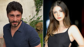 "Taşacak Bu Deniz" oyuncuları Zeynep Atılgan ve Ali Öner Bodrum'da dudak dudağa yakalandı