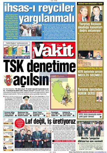 Türk basınında bugün - Resim: 2