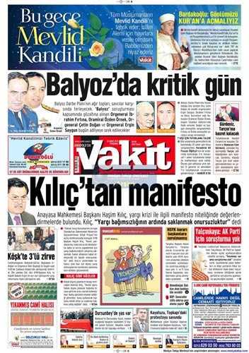 Türk basınında bugün - Resim: 2