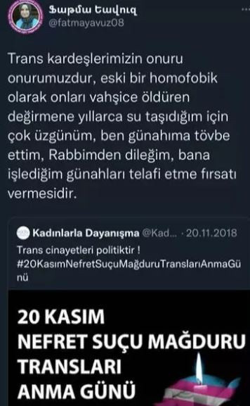 Kılıçdaroğlu'nun 'helalleşme' etkinliğinde konuşan kişi LGBT ve Türklere yönelik soykırım iftirası atan Fatma Yavuz - Resim: 1