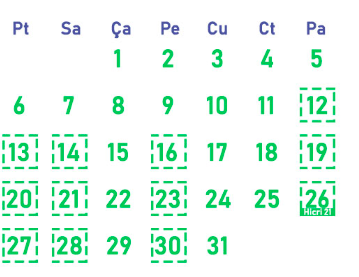 Hacamat yaptırma takvimi 2019 mayıs ayında ne zaman? - Resim: 0