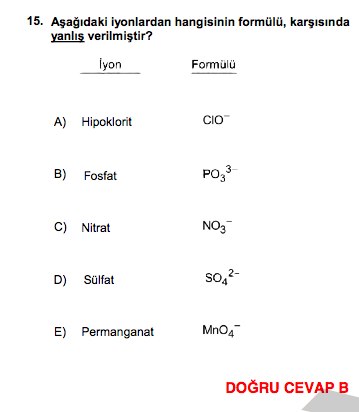 YGS 2014 Fen Bilgisi sorular ve cevapları ÖSYM açıklama - Resim: 4