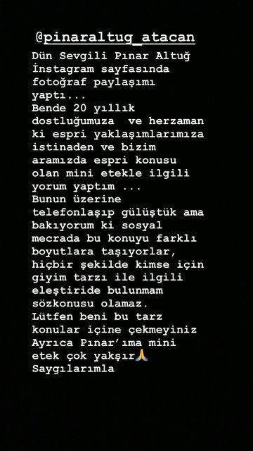 Cenk Eren'in Pınar Altuğ'un mini etek pozuna yaptığı yorum olay oldu! - Resim: 4