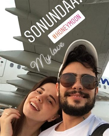 Rüzgar Erkoçlar ve Tuğba Beyazoğlu balayına çıktı - Resim: 3