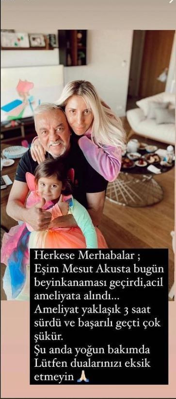 Oyuncu Mesut Akusta'nın son durumu... Beyin kanamasından sonra ilk paylaşım! - Resim: 4
