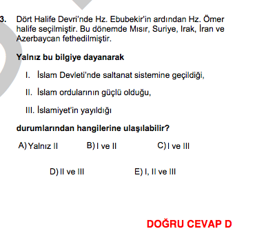 YGS 2014 Sosyal Bilgiler soruları ve cevapları ÖSYM açıklama - Resim: 1