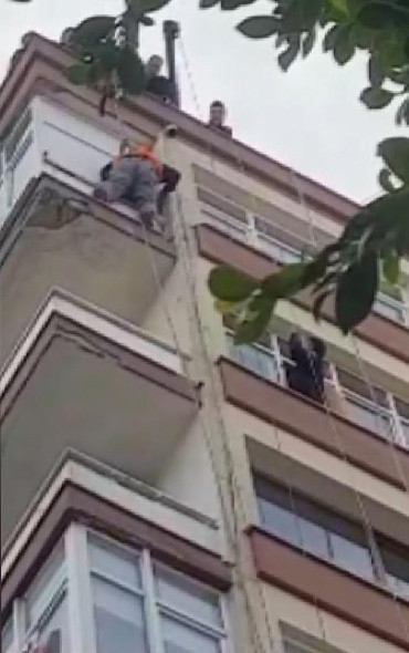 Halat koptu ölümle burun buruna geldi - Resim: 1