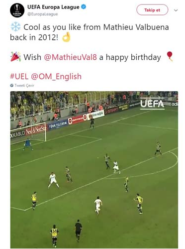 UEFA'dan Fenerbahçelileri çıldırtan paylaşım! - Resim: 1