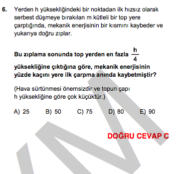 YGS 2014 Fen Bilgisi sorular ve cevapları ÖSYM açıklama - Resim: 1