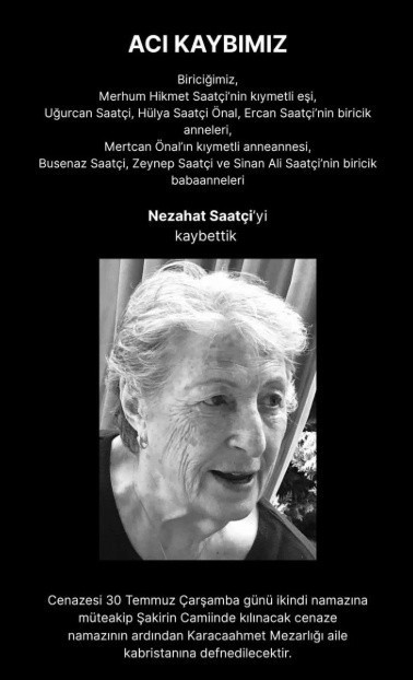 Ercan Saatçi annesini kaybetti - Resim: 0