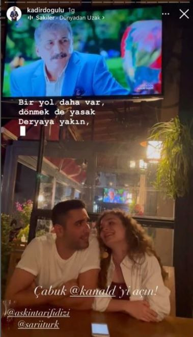 Kanal D Aşkın Tarifi dizisi Kadir Doğulu Serra Arıtürk'ün samimi anları! Neslihan Atagül çıldıracak! - Resim: 4