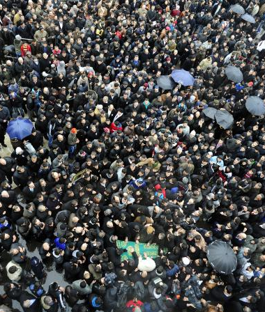 Azer Bülbül'ün cenazesinde izhiham - Resim: 4