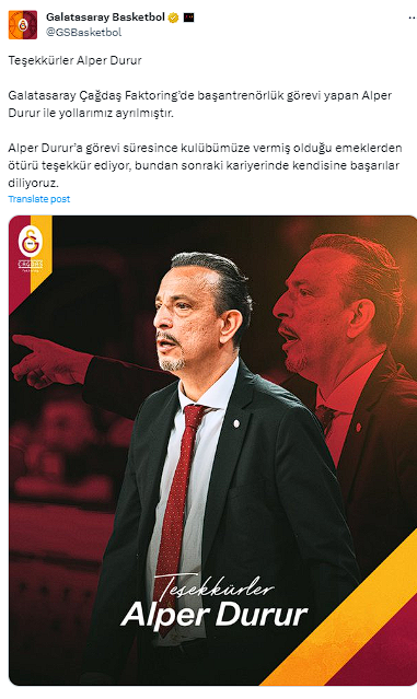 Galatasaray'da Alper Durur ile yollar ayrıldı - Resim: 0