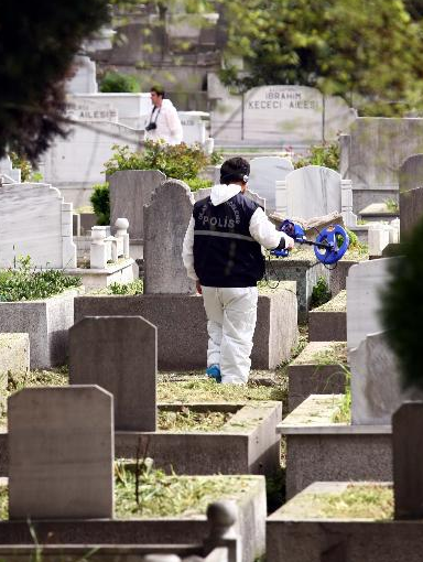 Kozlu Mezarlığı'nda bomba araması - Resim: 3