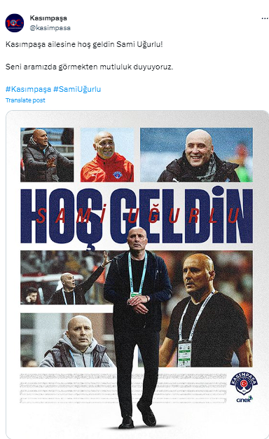 Süper Lig ekibi, yeni teknik direktörünü açıkladı - Resim: 0