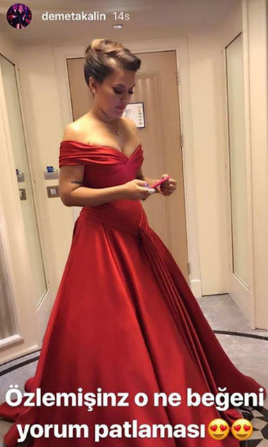 Demet Akalın'ın elbisesi olay oldu sosyal medya yıkıldı - Resim: 3