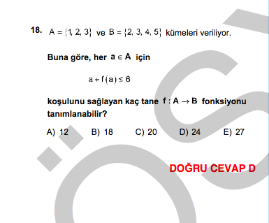 YGS 2014 Matematik sorular ve cevapları ÖSYM açıklama - Resim: 4