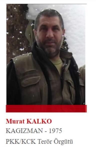 MİT'ten flaş operasyon! Kırmızı Liste'deki Murat Kalko adlı üst düzey PKK'lı öldürüldü - Resim: 1