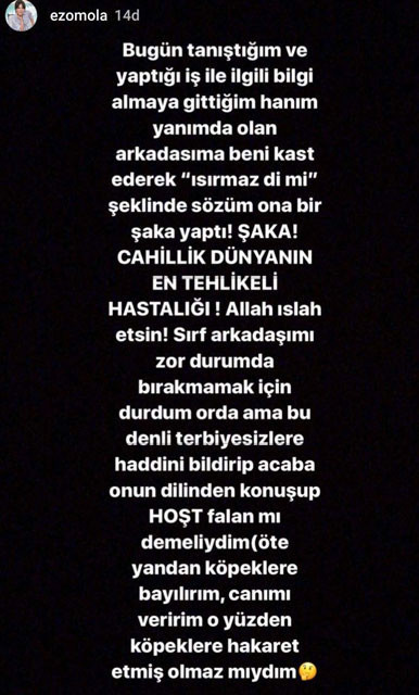 Ezgi Mola çok sinirlendi "Hoşt derdim ama köpeklere hakaret etmiş olurdum" - Resim: 4