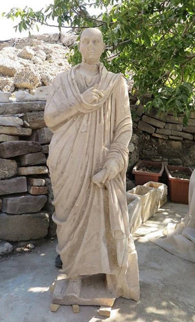 Side'de bulunan Roma dönemi heykelleri restore ediliyor - Resim: 1