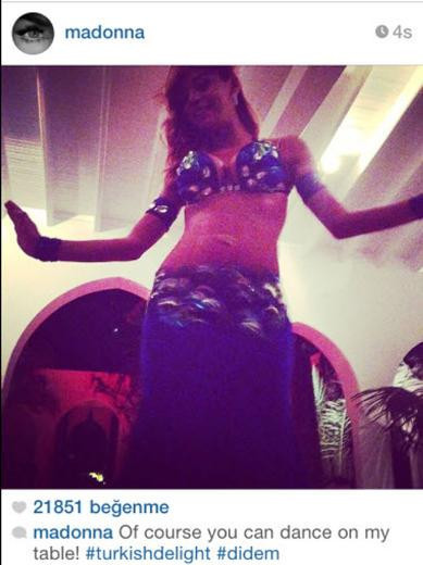 Madonna'ya Türk usulu parti - Resim: 4