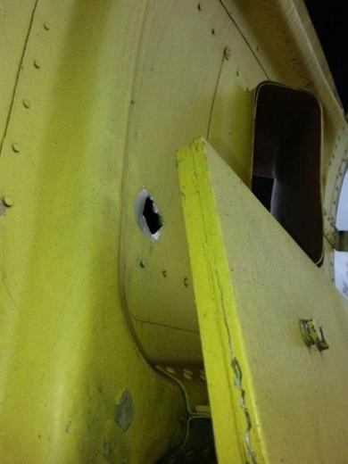 Saldırıda helikopter delik deşik oldu - Resim: 1