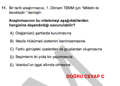 YGS 2014 Sosyal Bilgiler soruları ve cevapları ÖSYM açıklama - Resim: 3